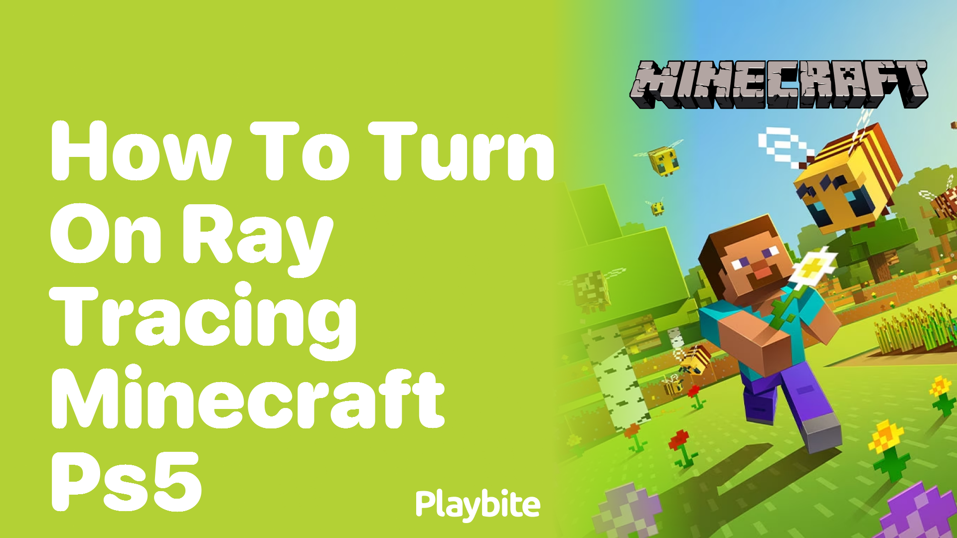 How to Turn On Ray Tracing in Minecraft PS5 - Playbite