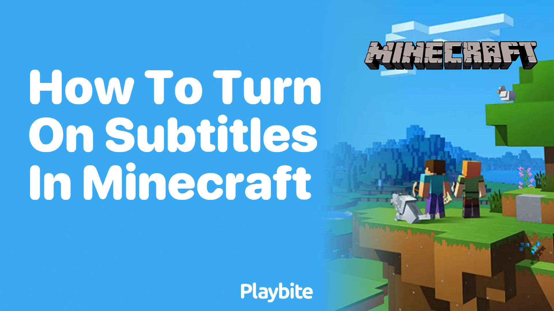 How to Turn on Subtitles in Minecraft