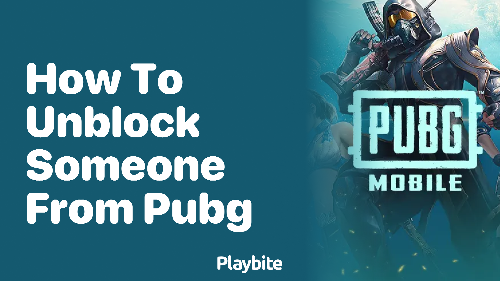 How to Unblock Someone in PUBG Mobile