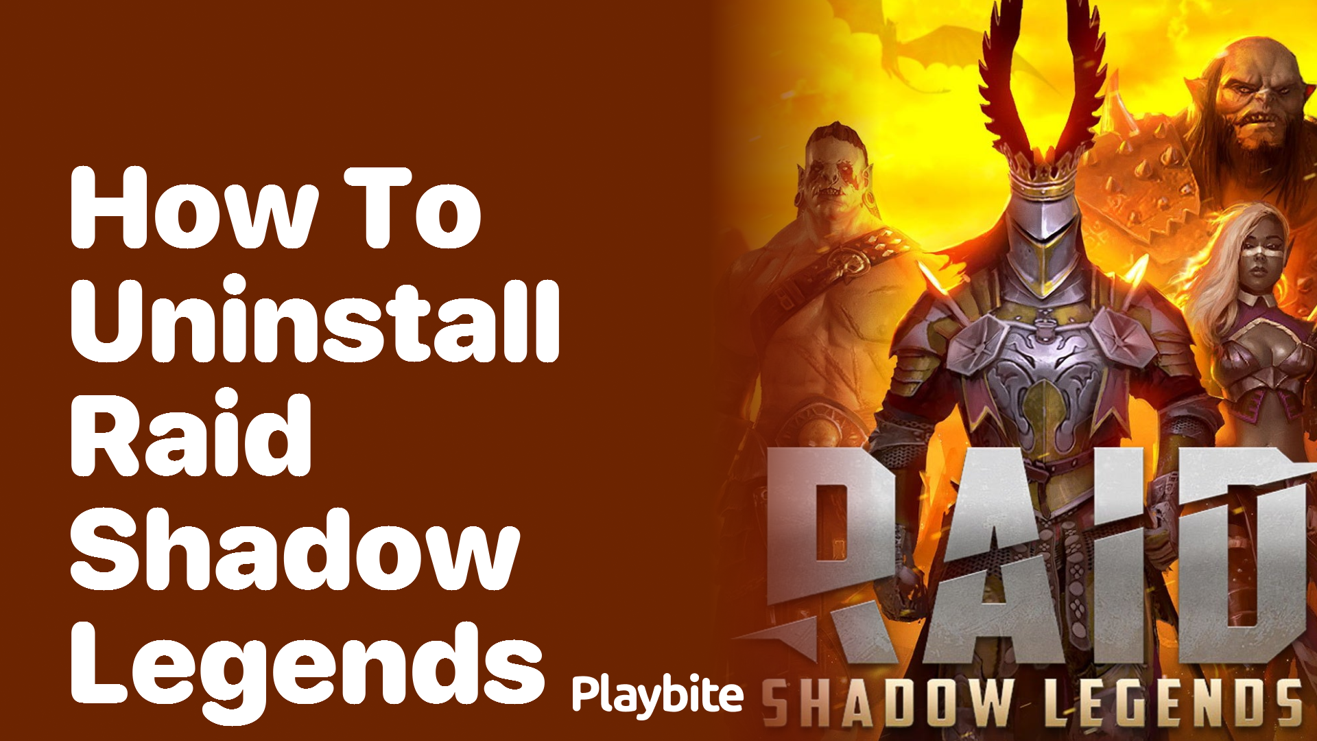 How to Uninstall Raid Shadow Legends: A Simple Guide