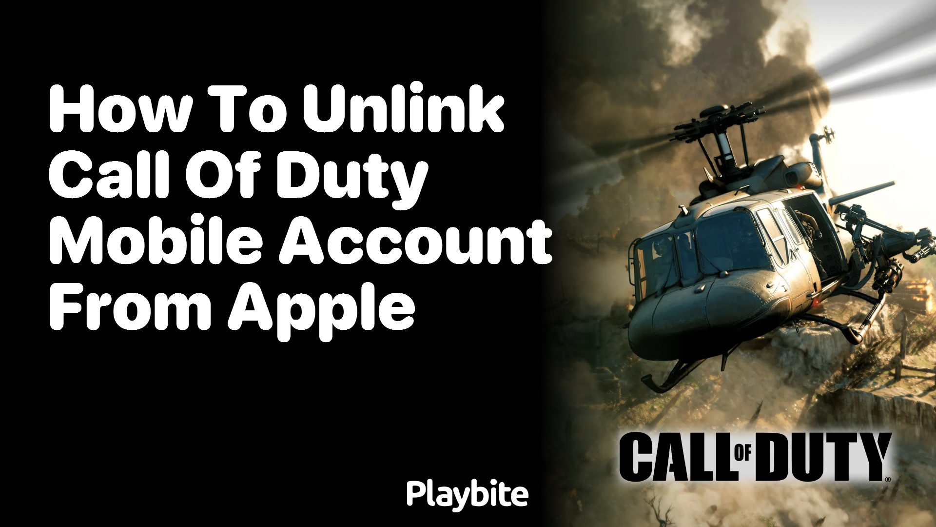 How to Unlink Call of Duty Mobile Account from Apple