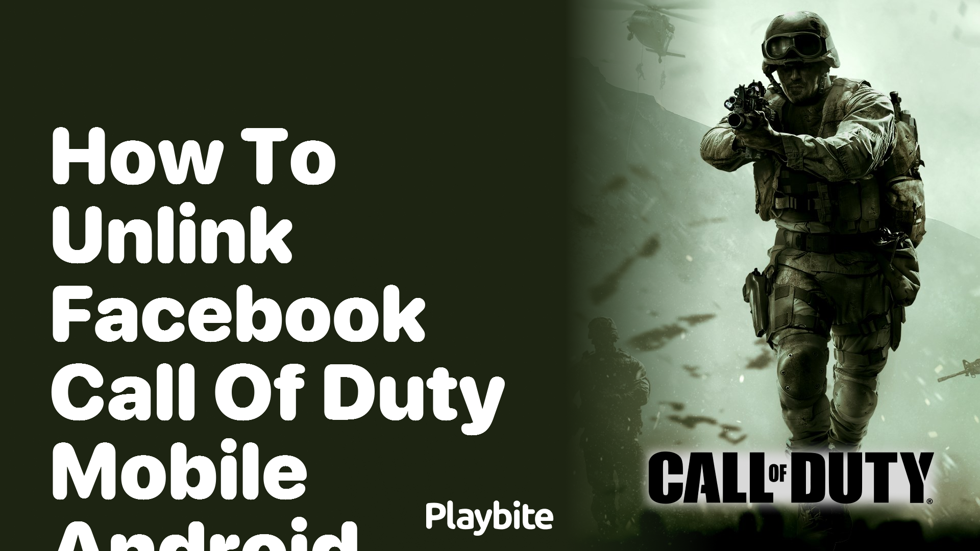 How to Unlink Facebook from Call of Duty Mobile on Android