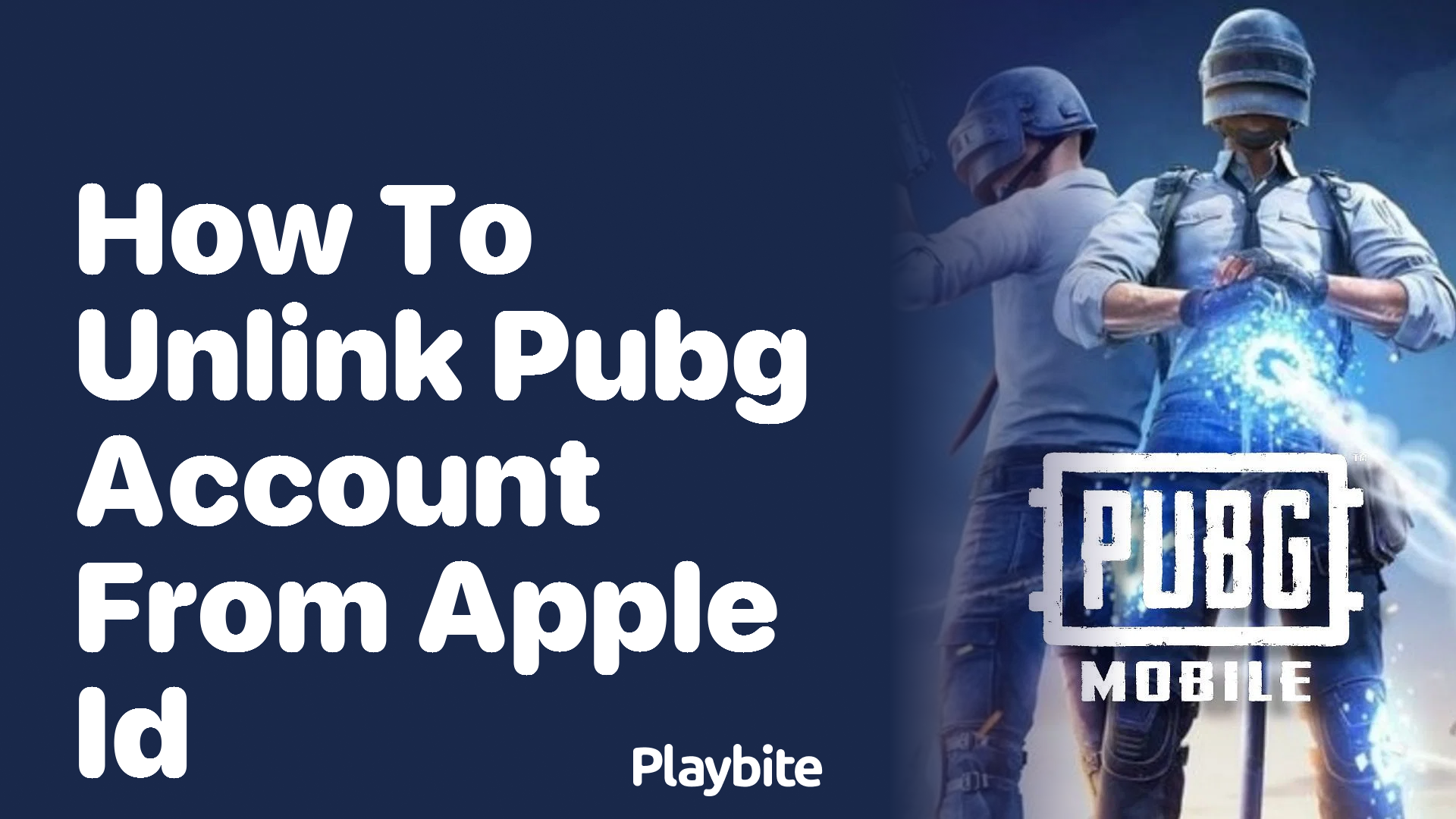 How to Unlink Your PUBG Account from Apple ID