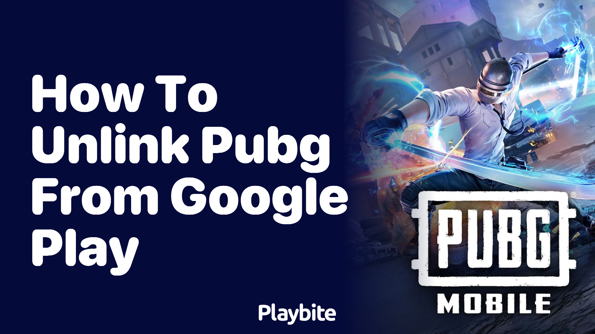 How to Unlink PUBG from Google Play