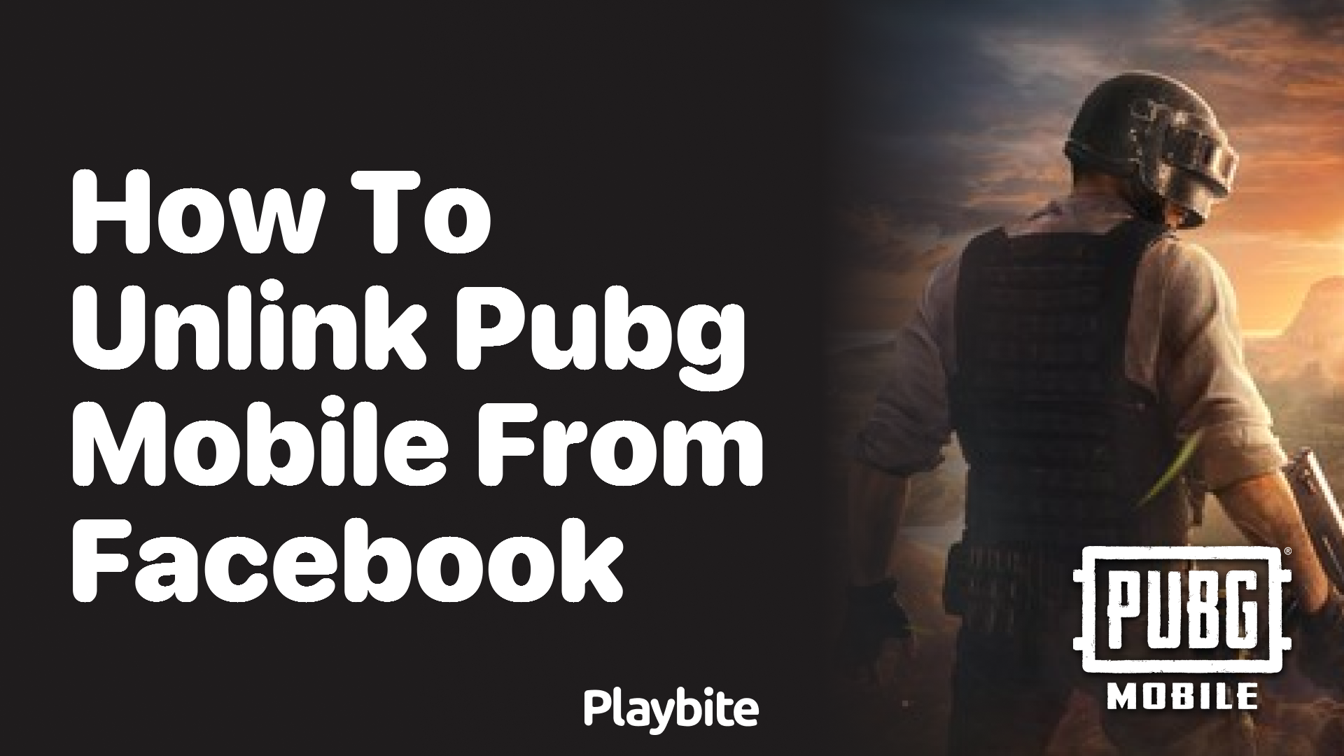 How to Unlink PUBG Mobile from Facebook