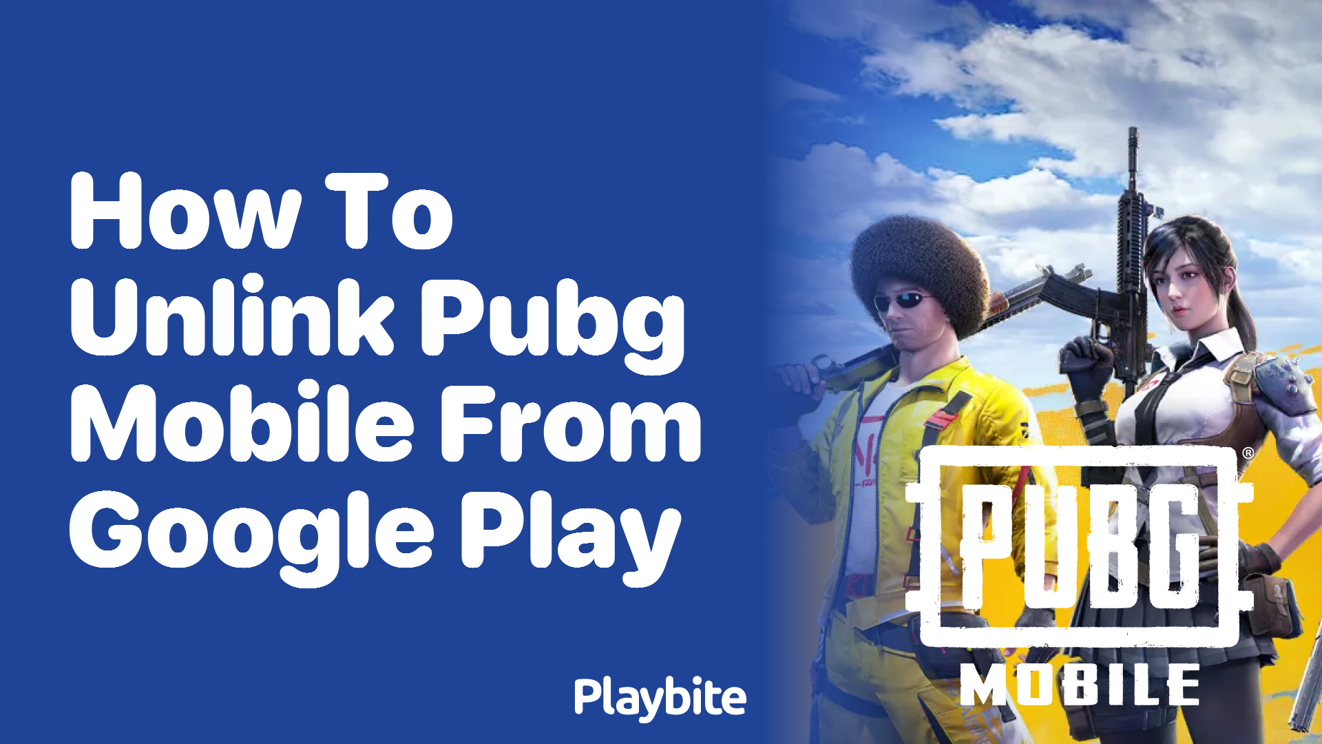 How to Unlink PUBG Mobile from Google Play