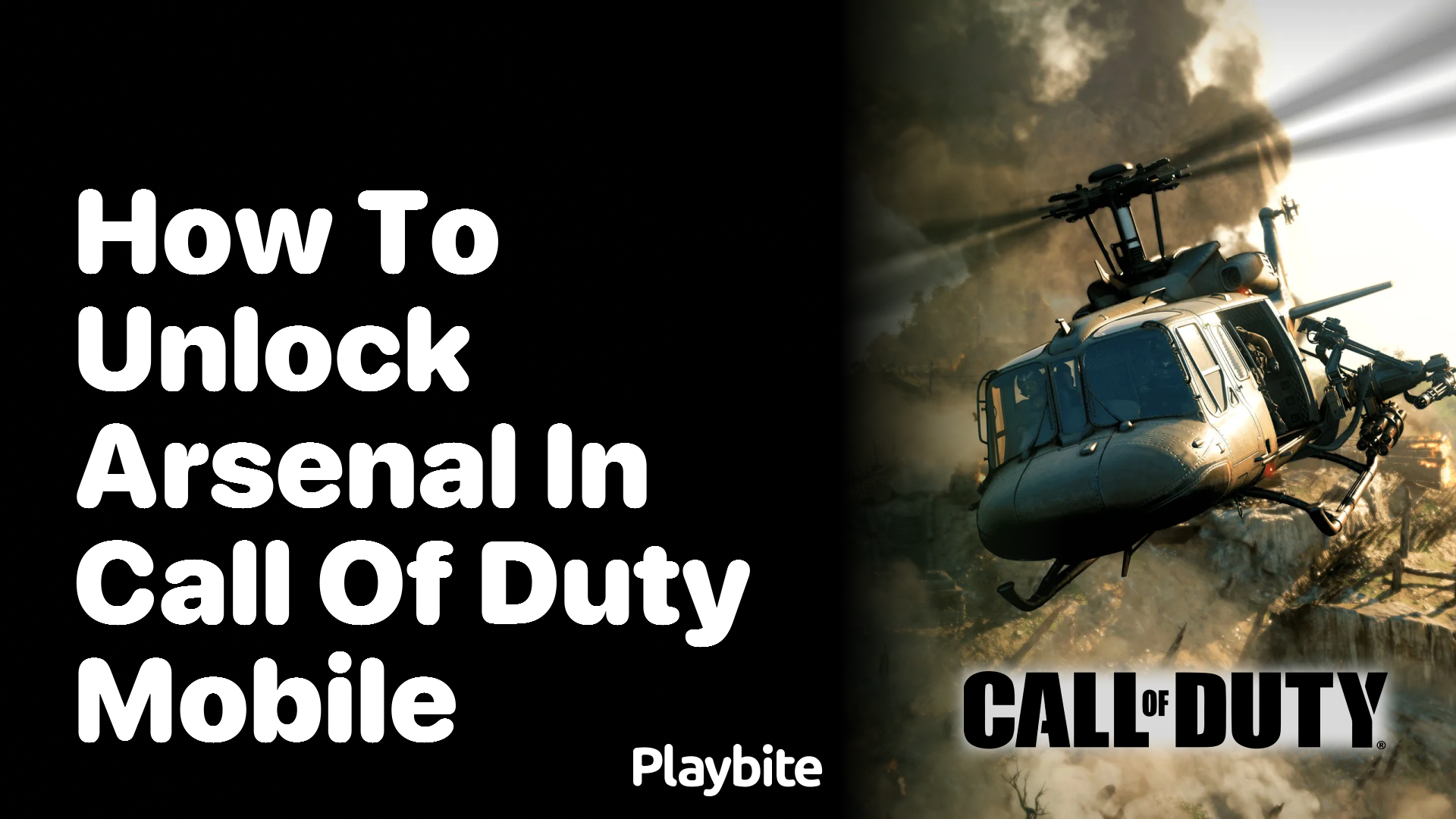 How to Unlock Arsenal in Call of Duty Mobile