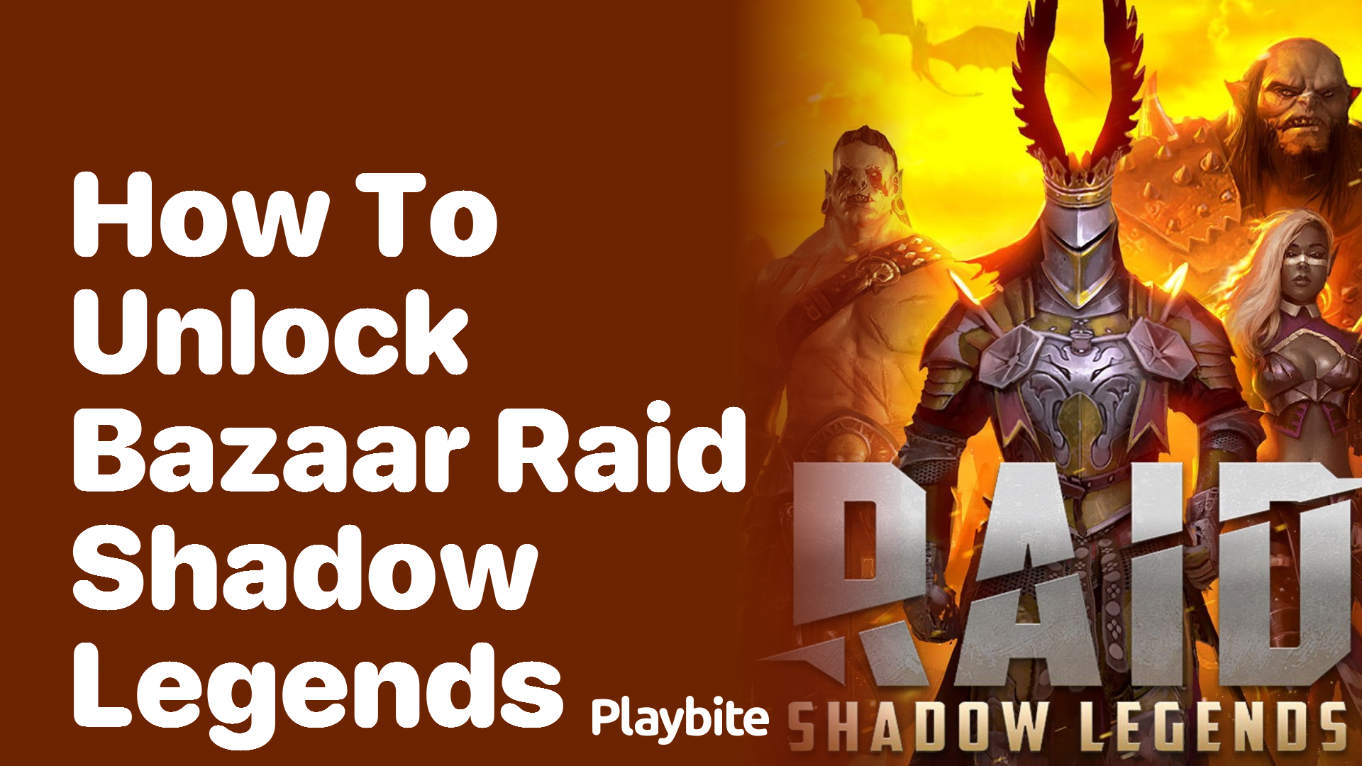 How to Unlock the Bazaar in Raid Shadow Legends