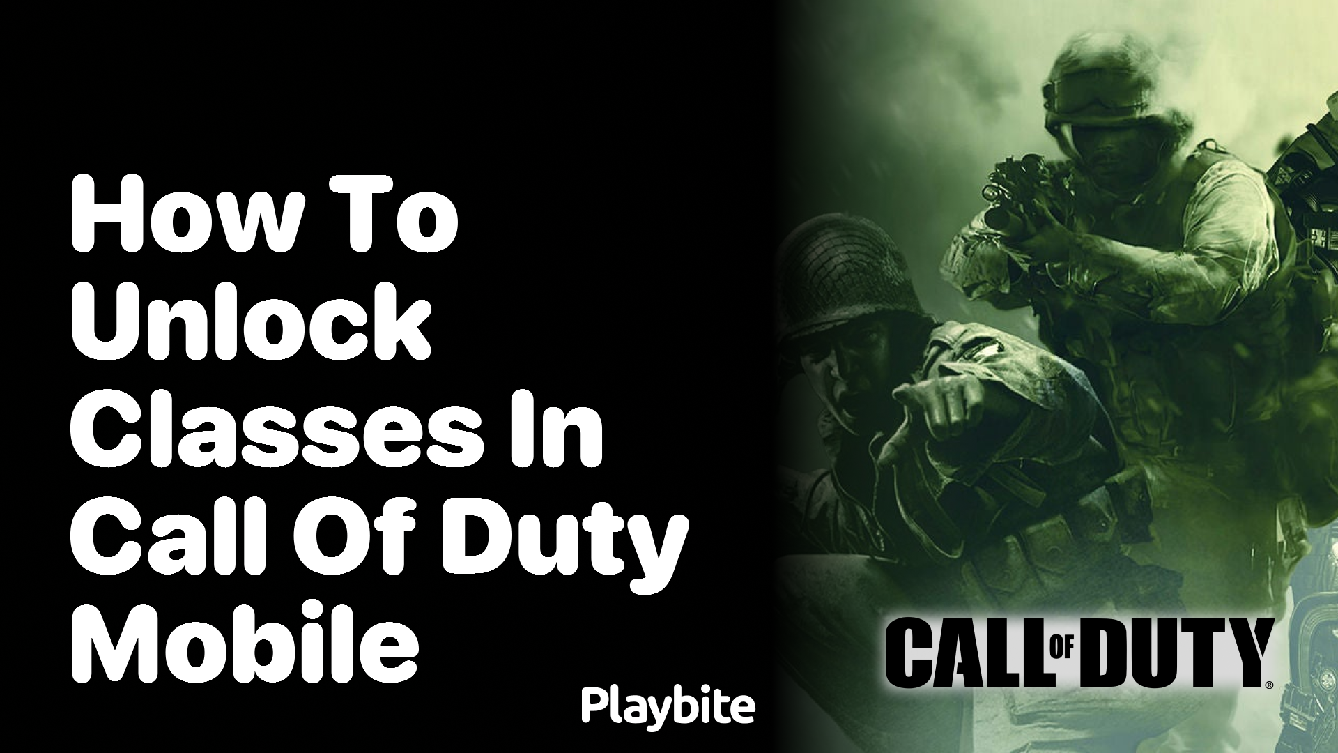 How to Unlock Classes in Call of Duty Mobile