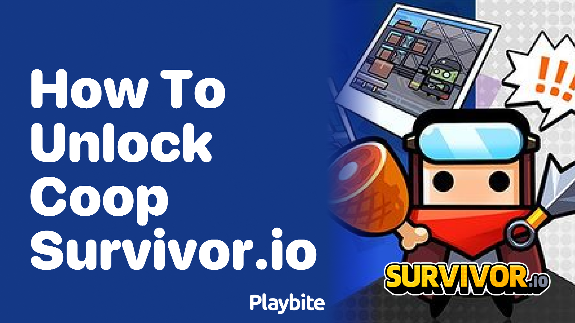 How to Unlock Co-op in Survivor.io