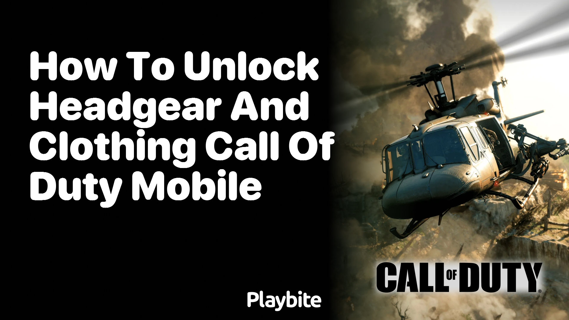 How to Unlock Headgear and Clothing in Call of Duty Mobile