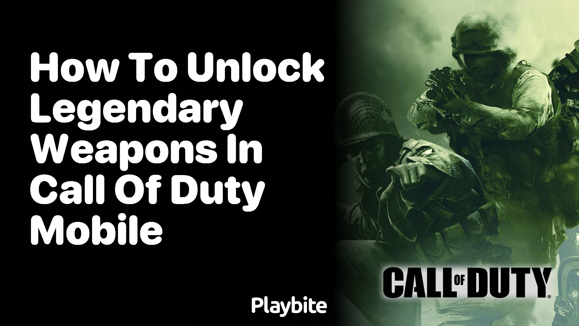 How to Unlock Legendary Weapons in Call of Duty Mobile