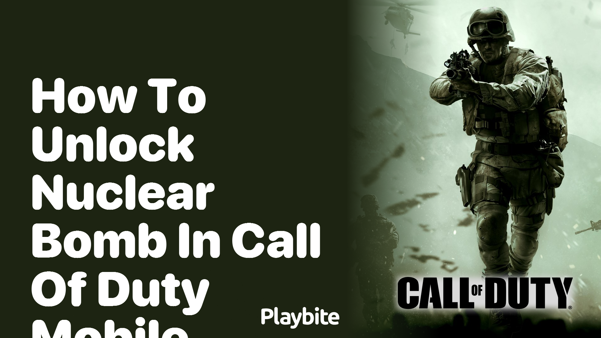 How to Unlock the Nuclear Bomb in Call of Duty Mobile