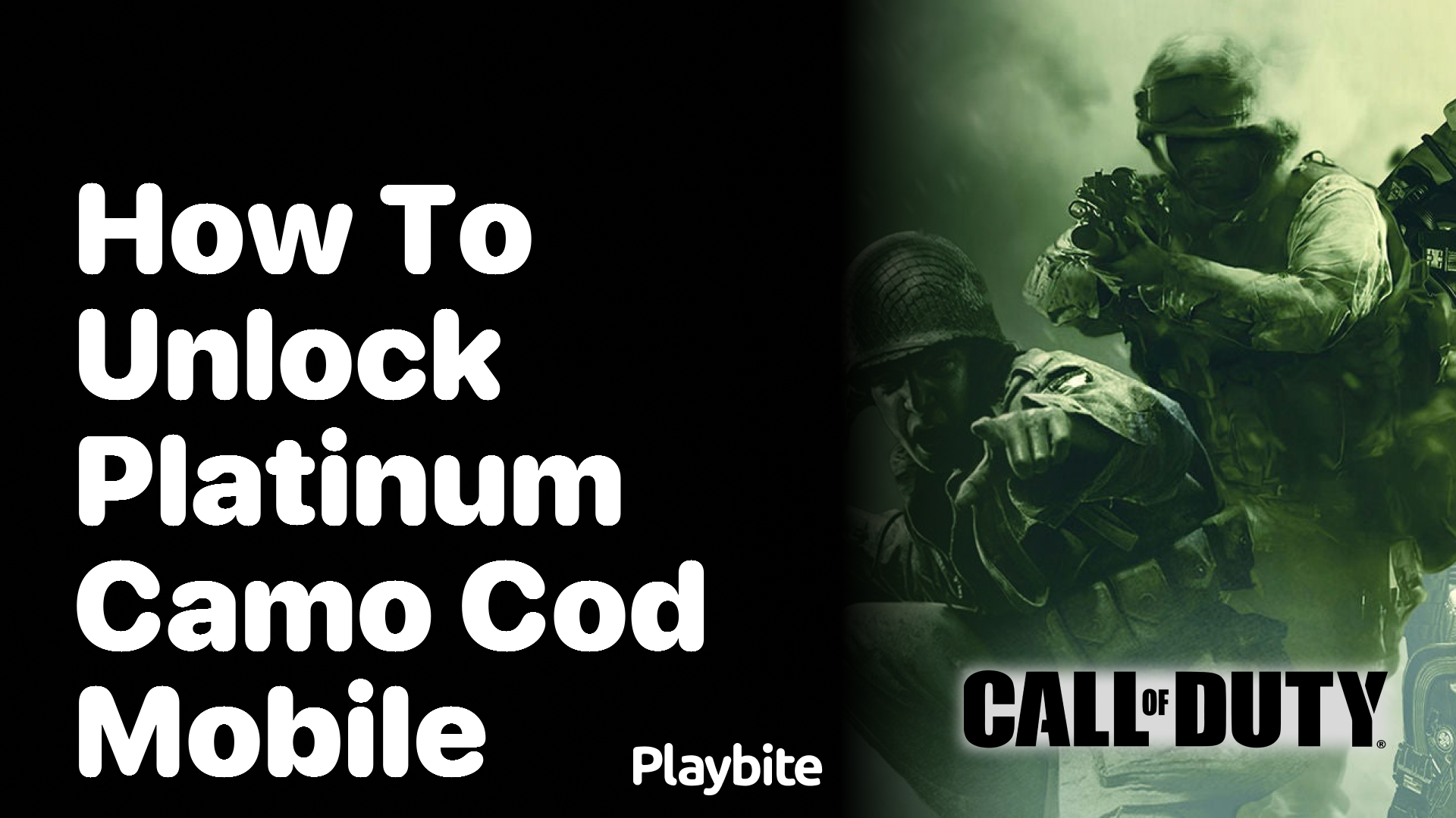 How to Unlock Platinum Camo in COD Mobile