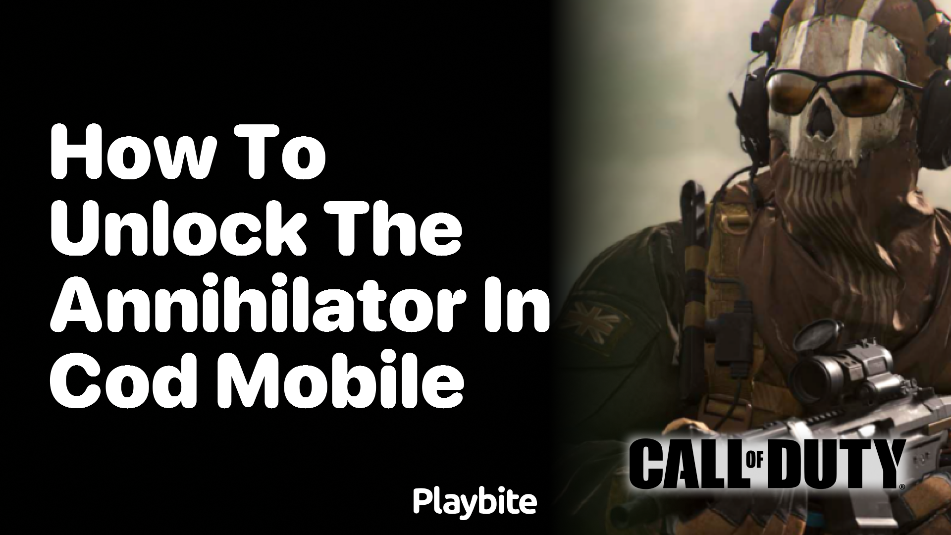 How to Unlock the Annihilator in COD Mobile