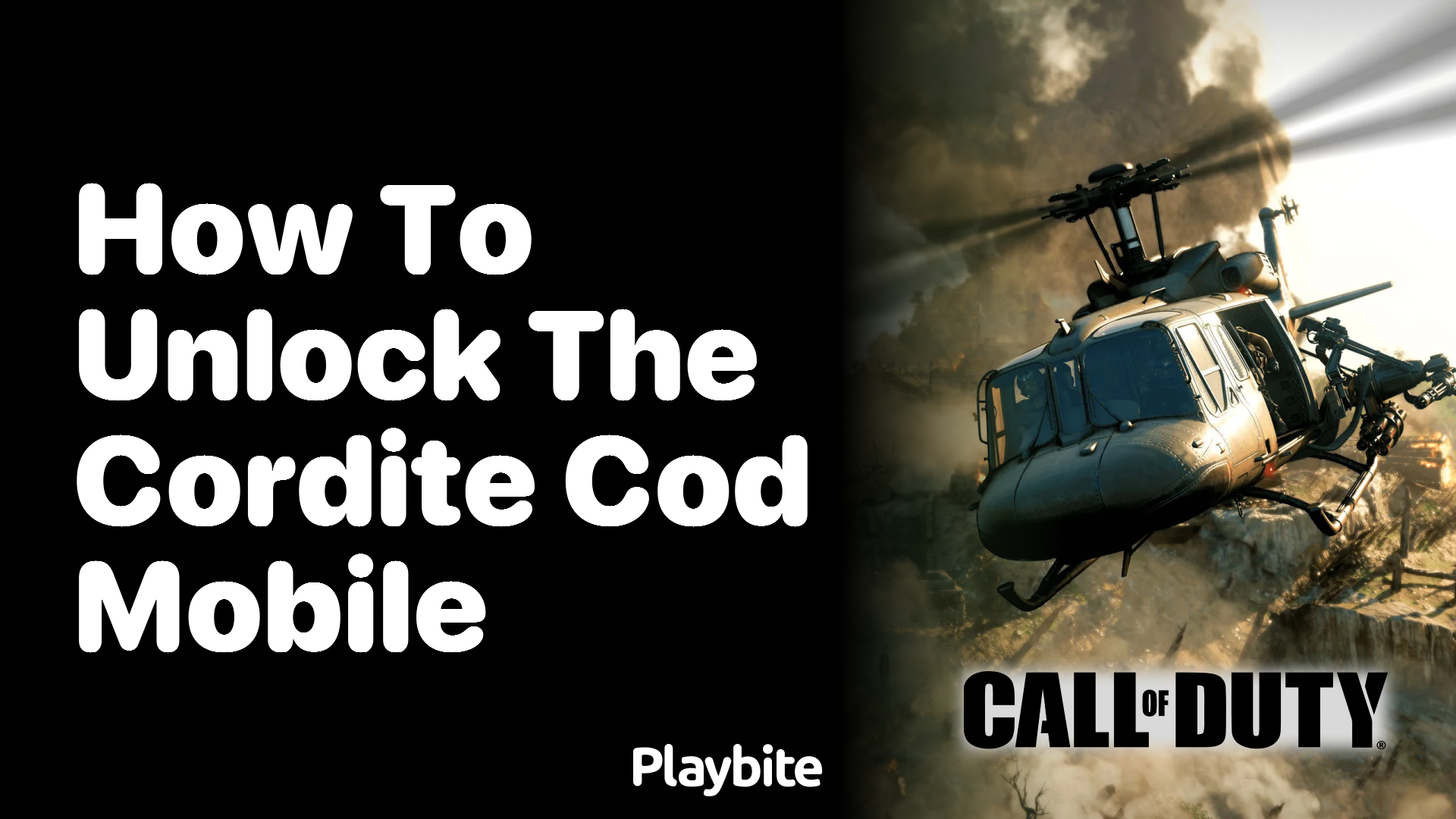 How to Unlock the Cordite in COD Mobile