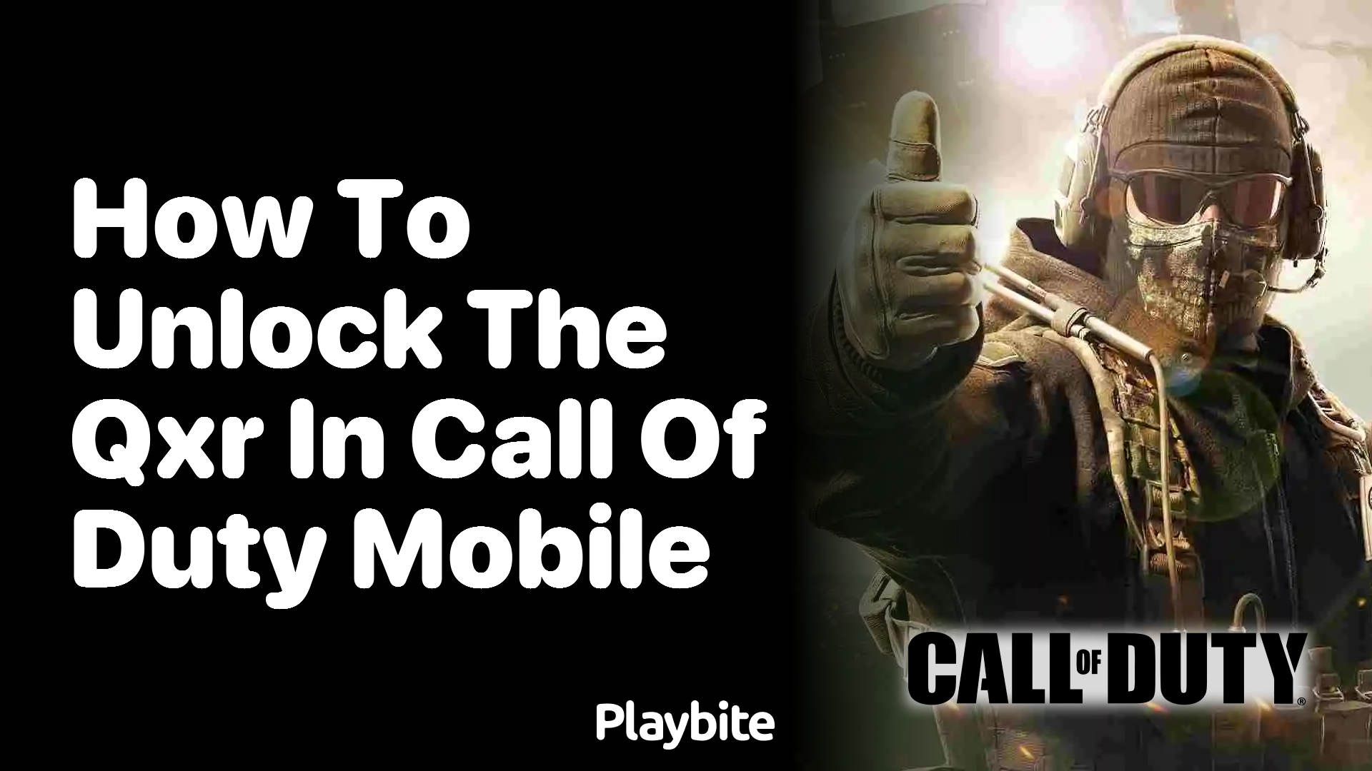 How to Unlock the QXR in Call of Duty Mobile