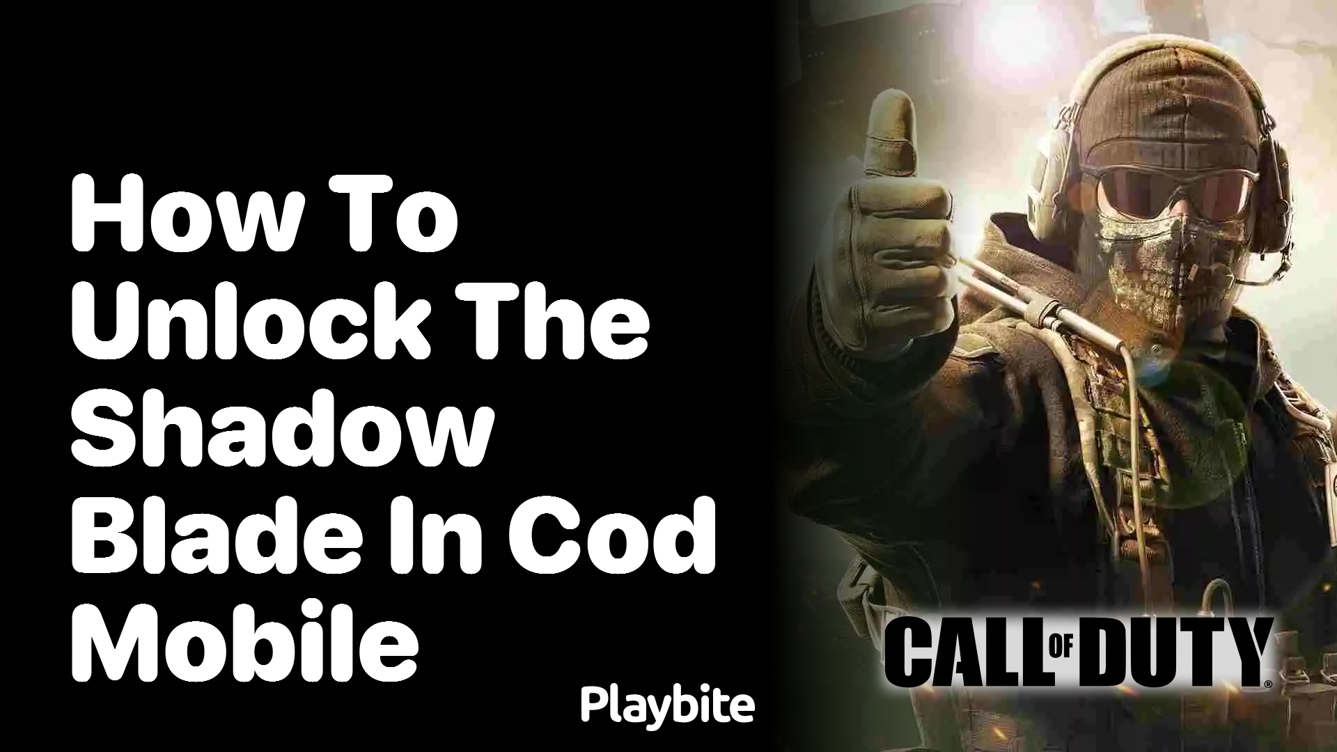 How to Unlock the Shadow Blade in CoD Mobile