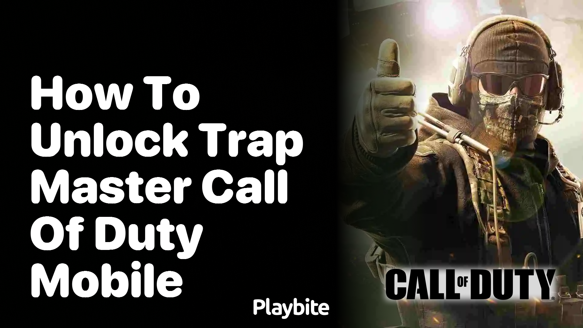 How to Unlock Trap Master in Call of Duty Mobile