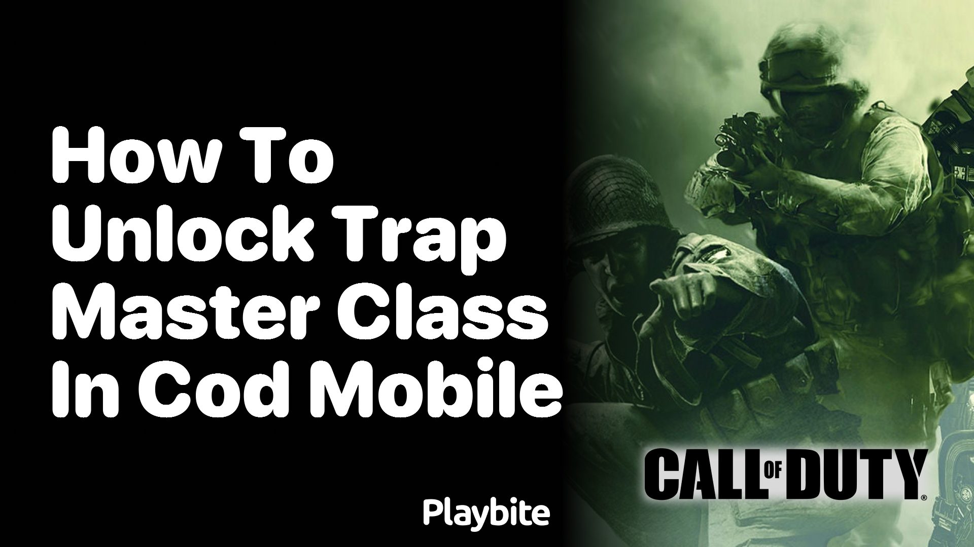 How to Unlock Trap Master Class in COD Mobile