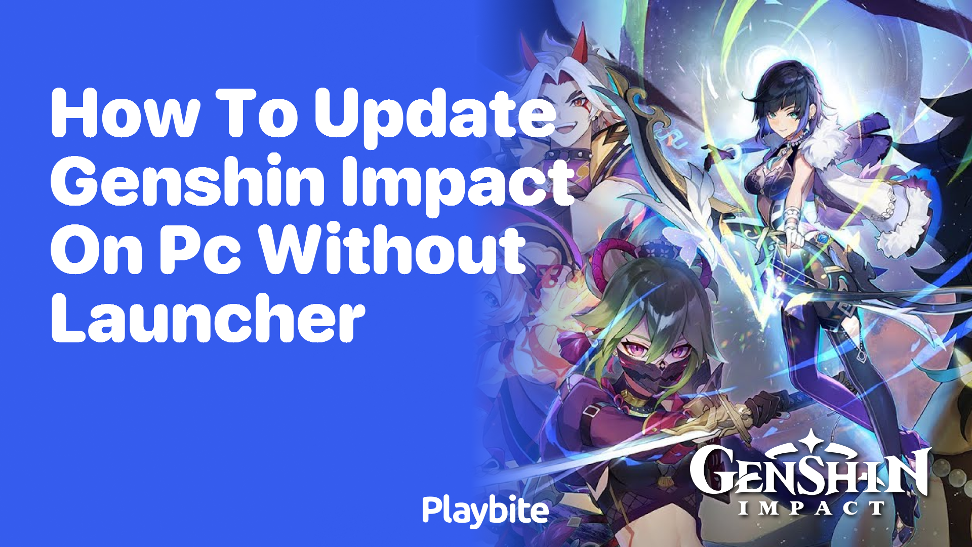 How to Update Genshin Impact on PC Without Launcher