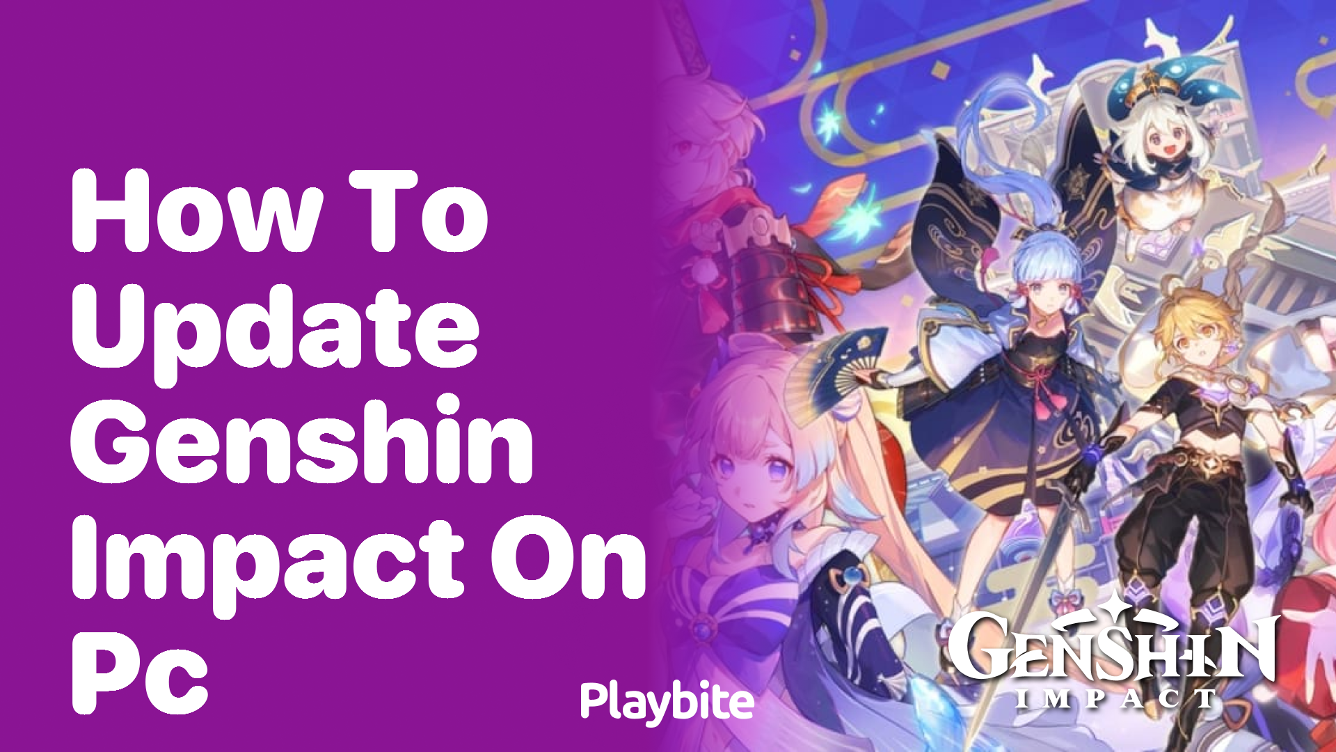 How to Update Genshin Impact on PC