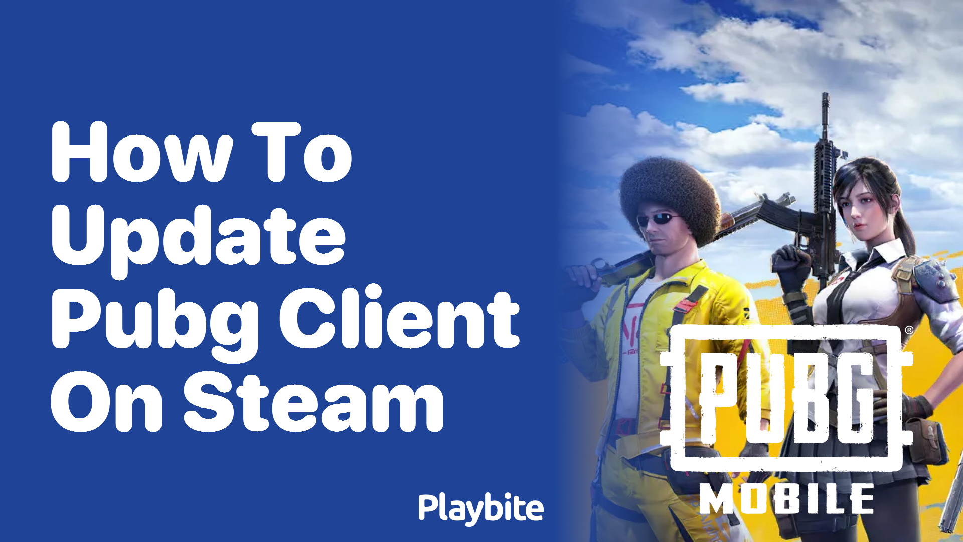 How to Update PUBG Client on Steam?