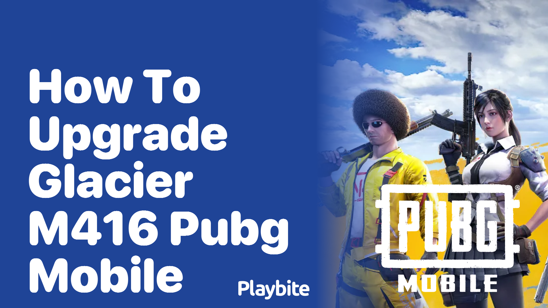 How to Upgrade the Glacier M416 in PUBG Mobile