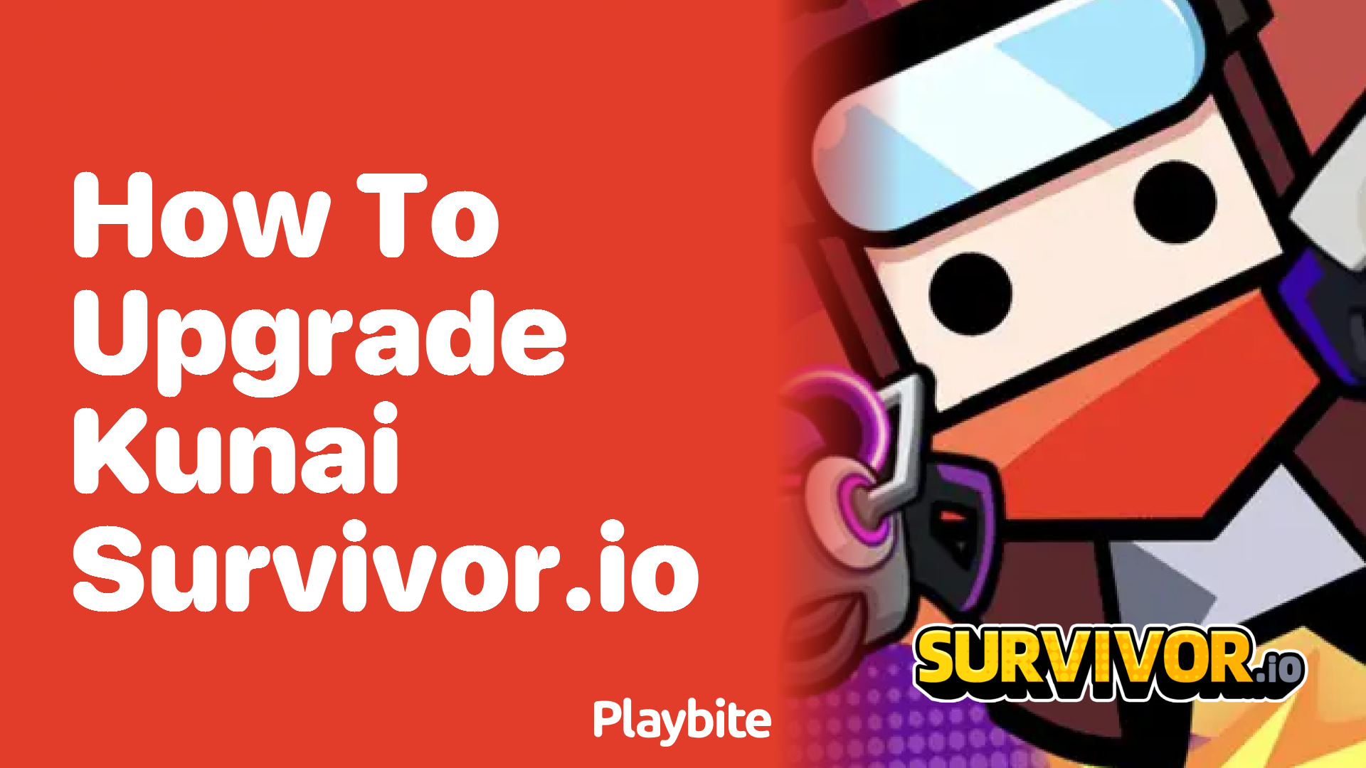 How to Upgrade Kunai in Survivor.io: A Simple Guide