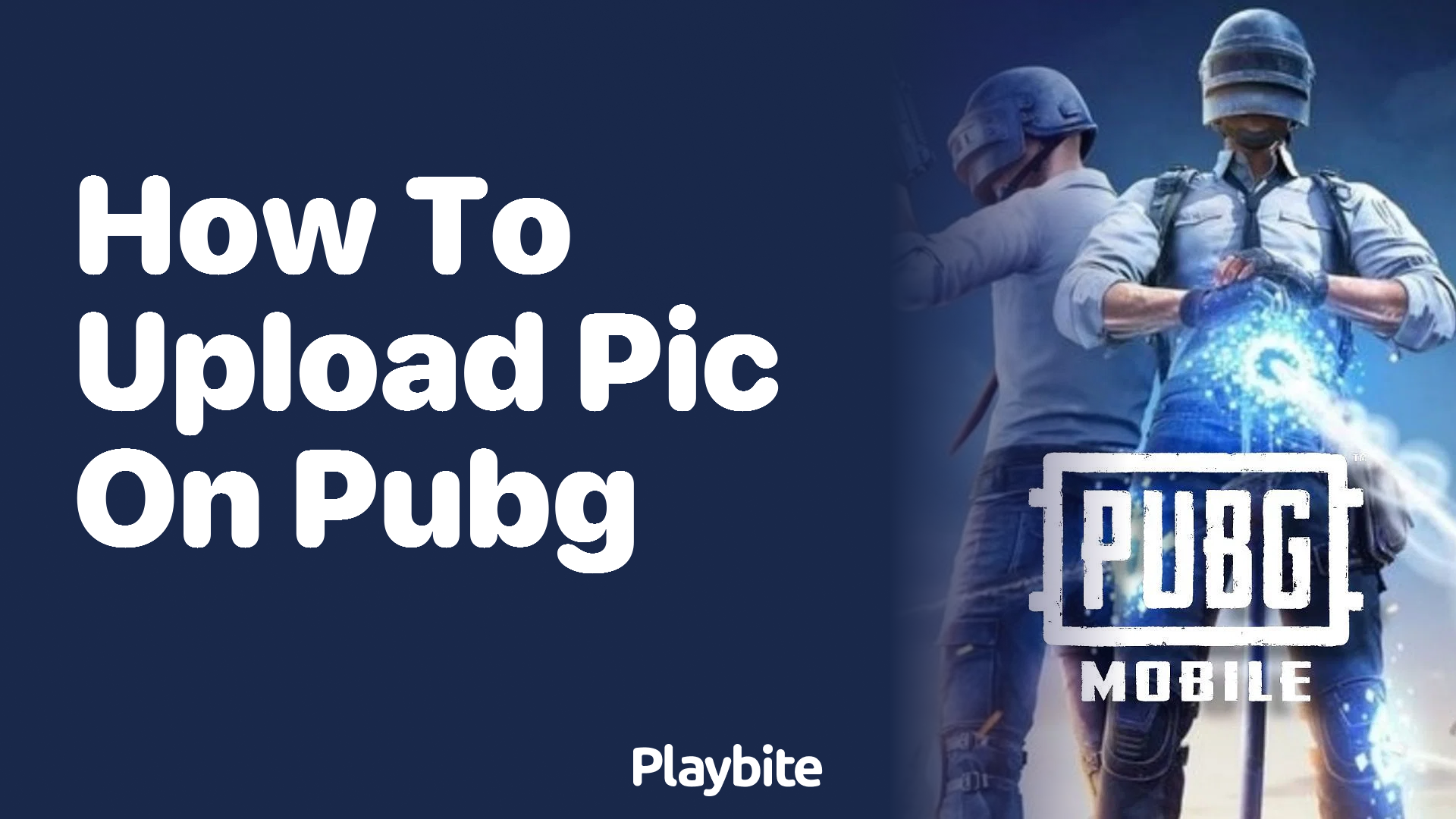 How to Upload a Picture on PUBG Mobile