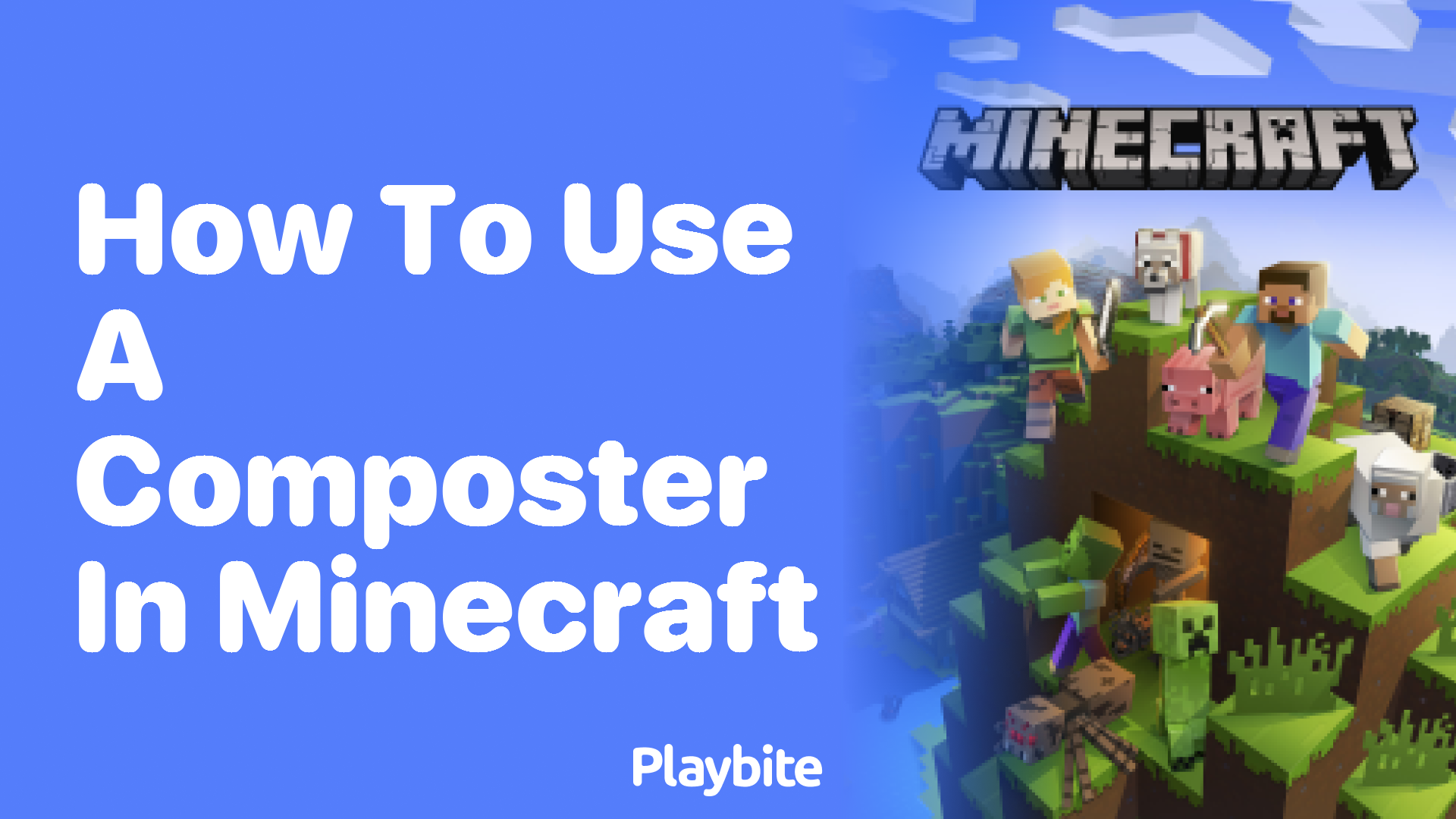 How to Use a Composter in Minecraft - Playbite