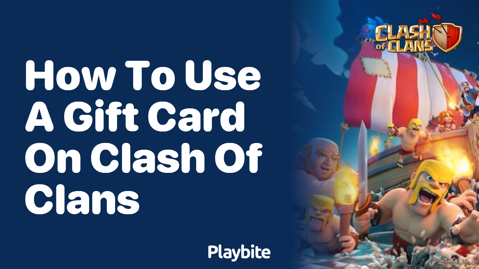 How to Use a Gift Card on Clash of Clans