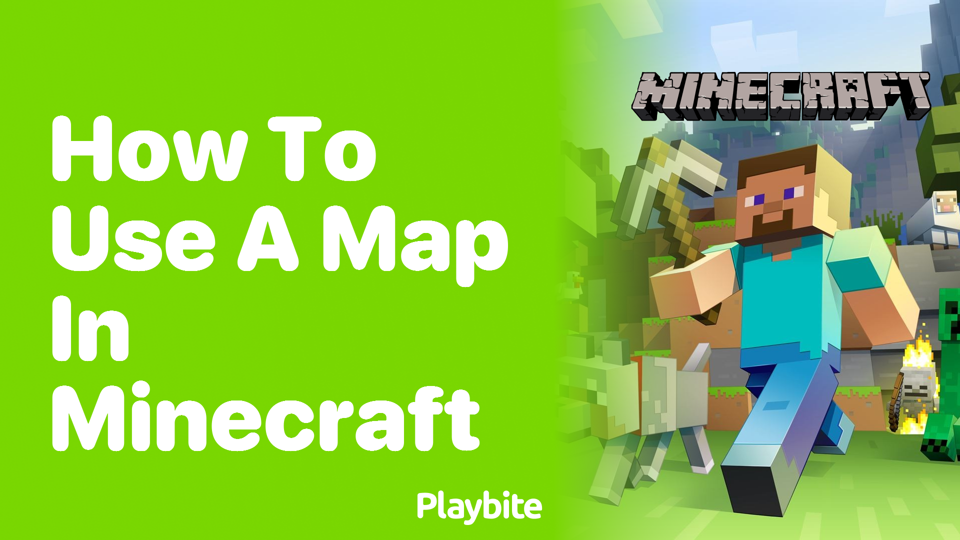 How to use a map in Minecraft