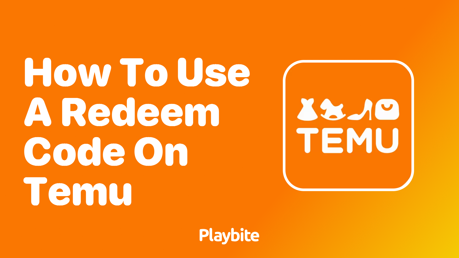 How to Use a Redeem Code on Temu