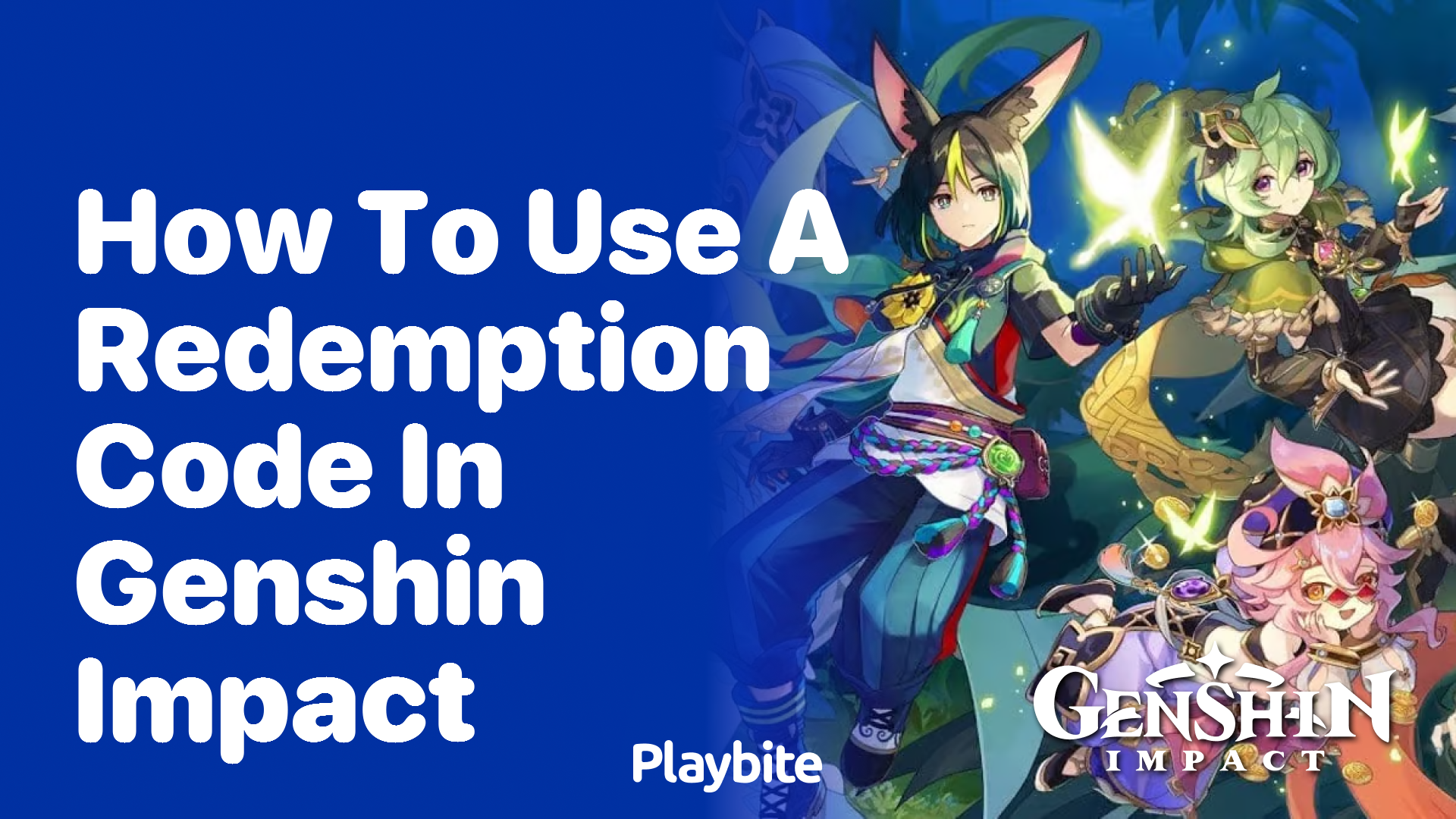 How to Use a Redemption Code in Genshin Impact