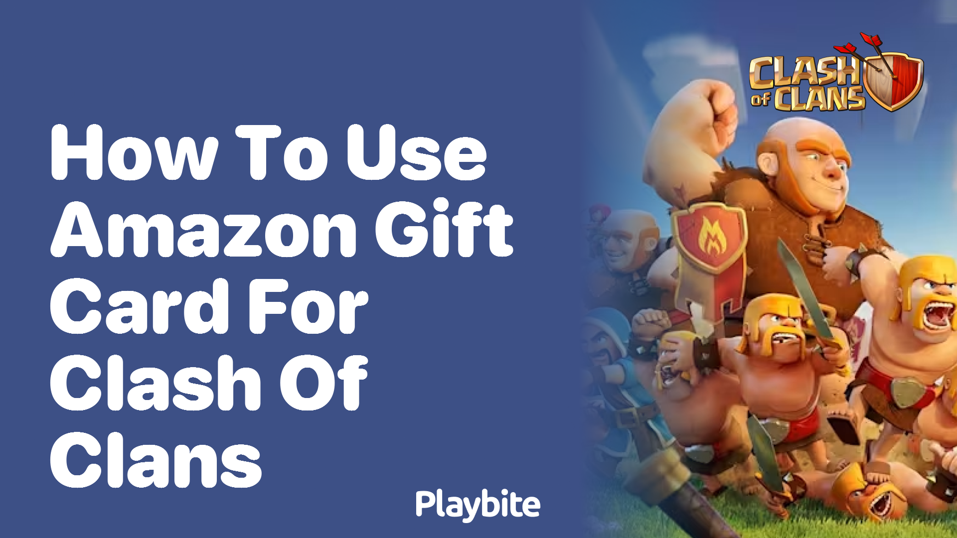 How to Use an Amazon Gift Card for Clash of Clans