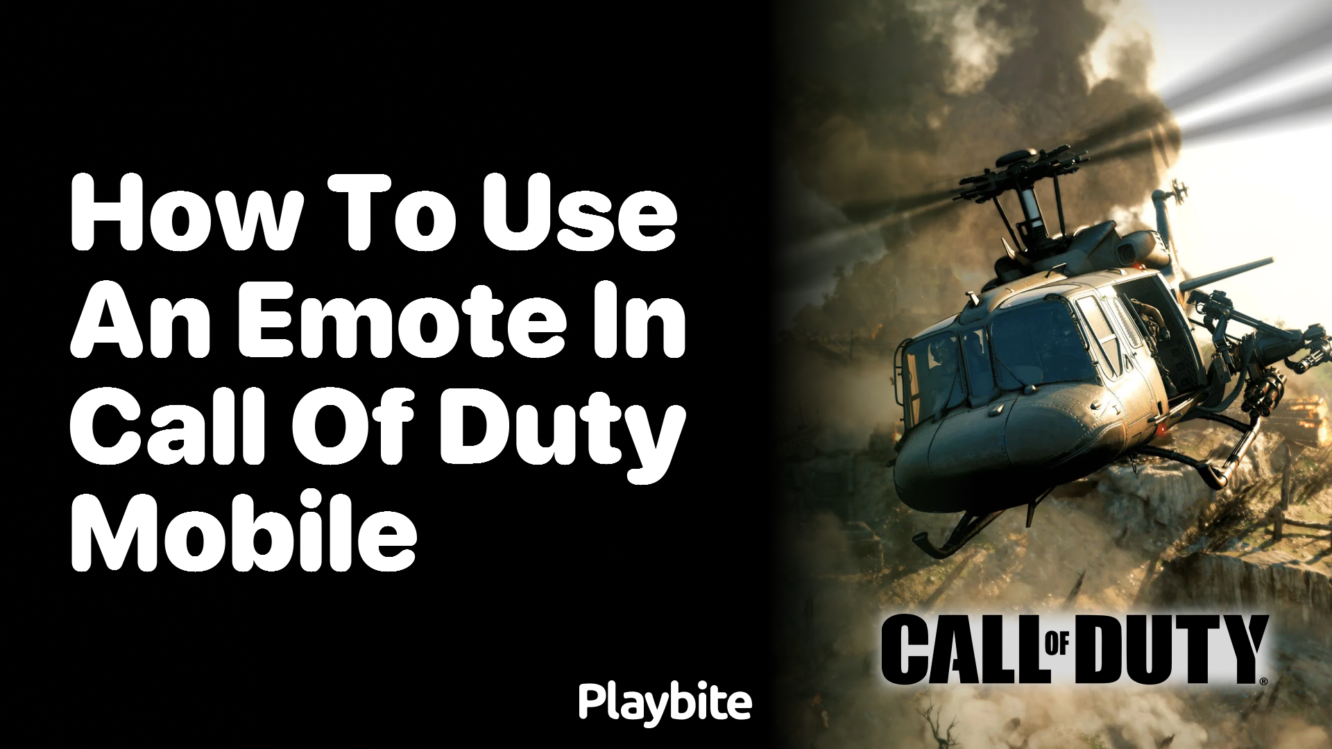 How to Use an Emote in Call of Duty Mobile