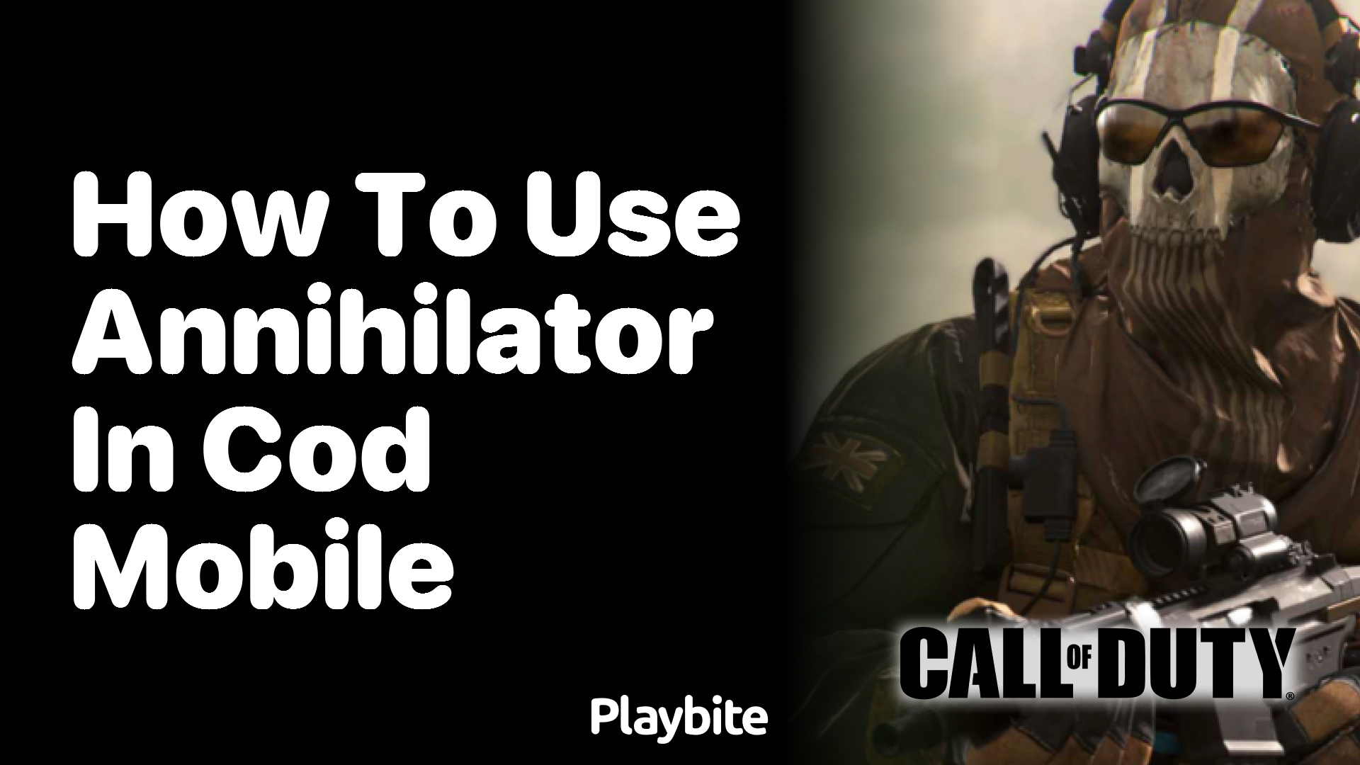 How to Use the Annihilator in COD Mobile