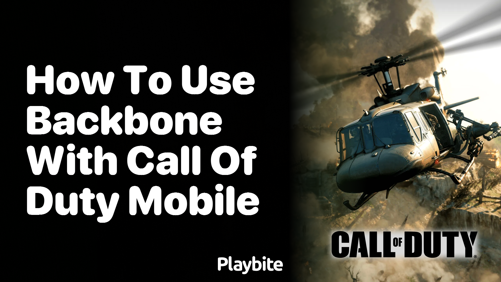 can you use backbone to play call of duty mobile