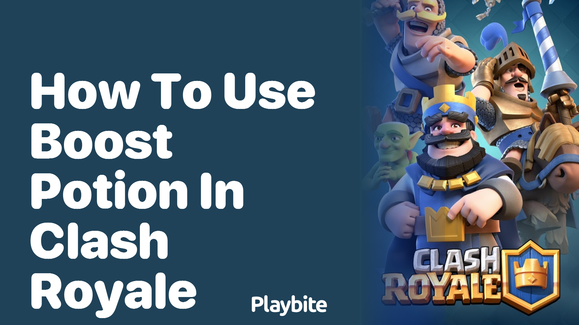 How to Use Boost Potion in Clash Royale