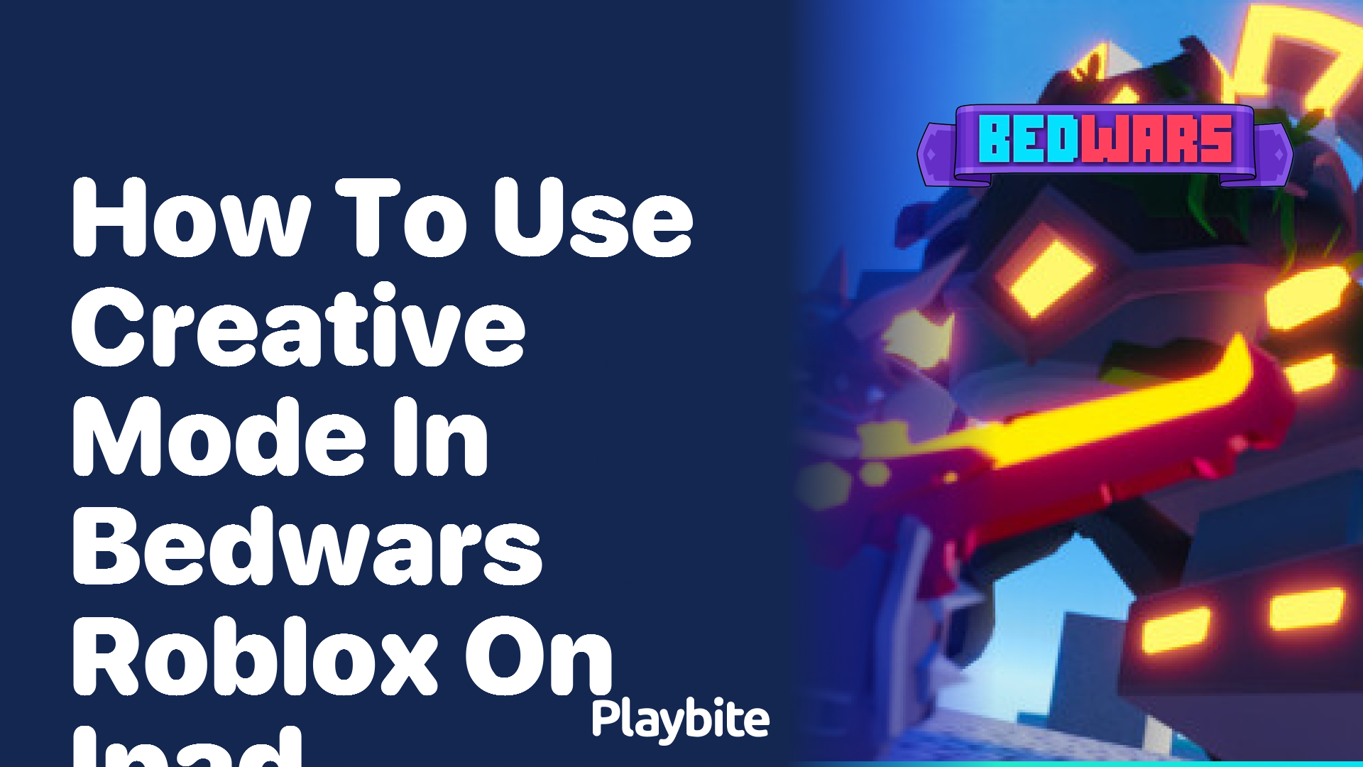 How to Use Creative Mode in Bedwars Roblox on iPad