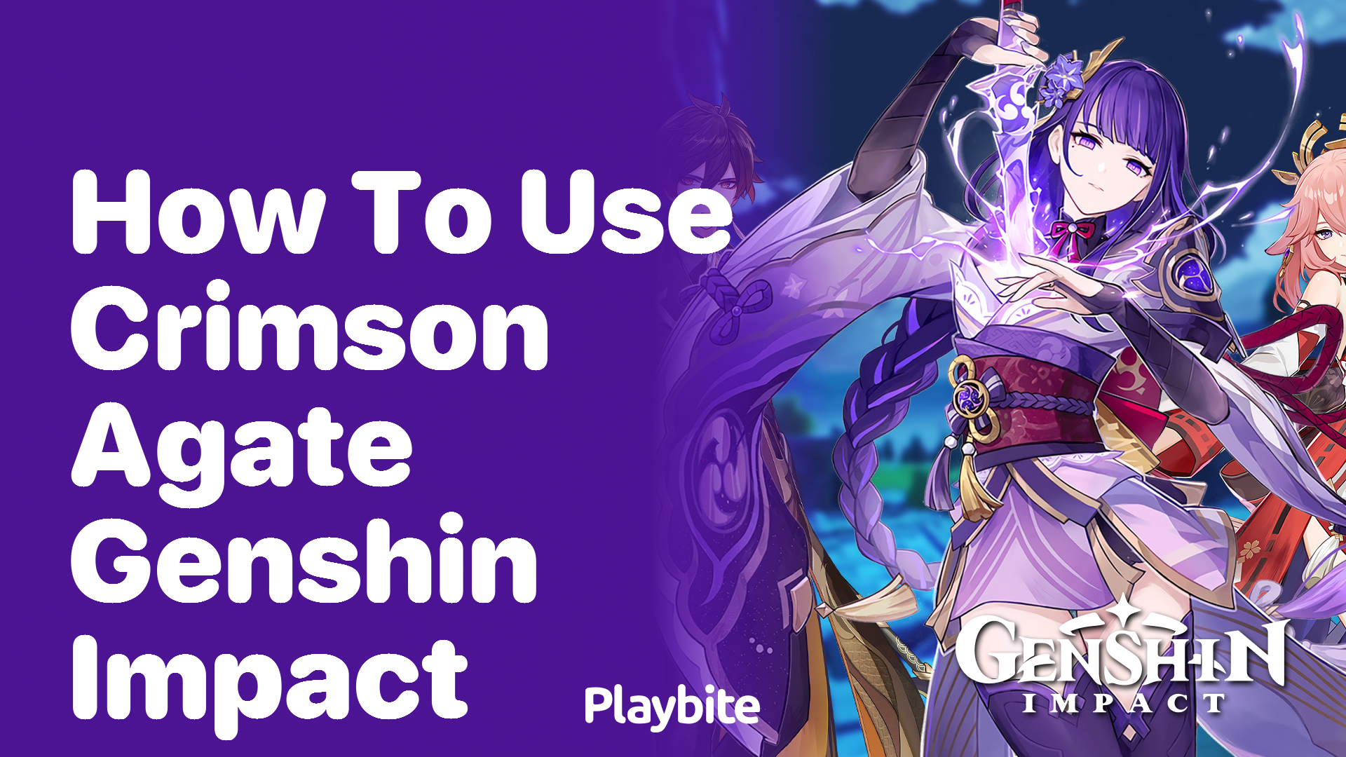 How to Use Crimson Agate in Genshin Impact