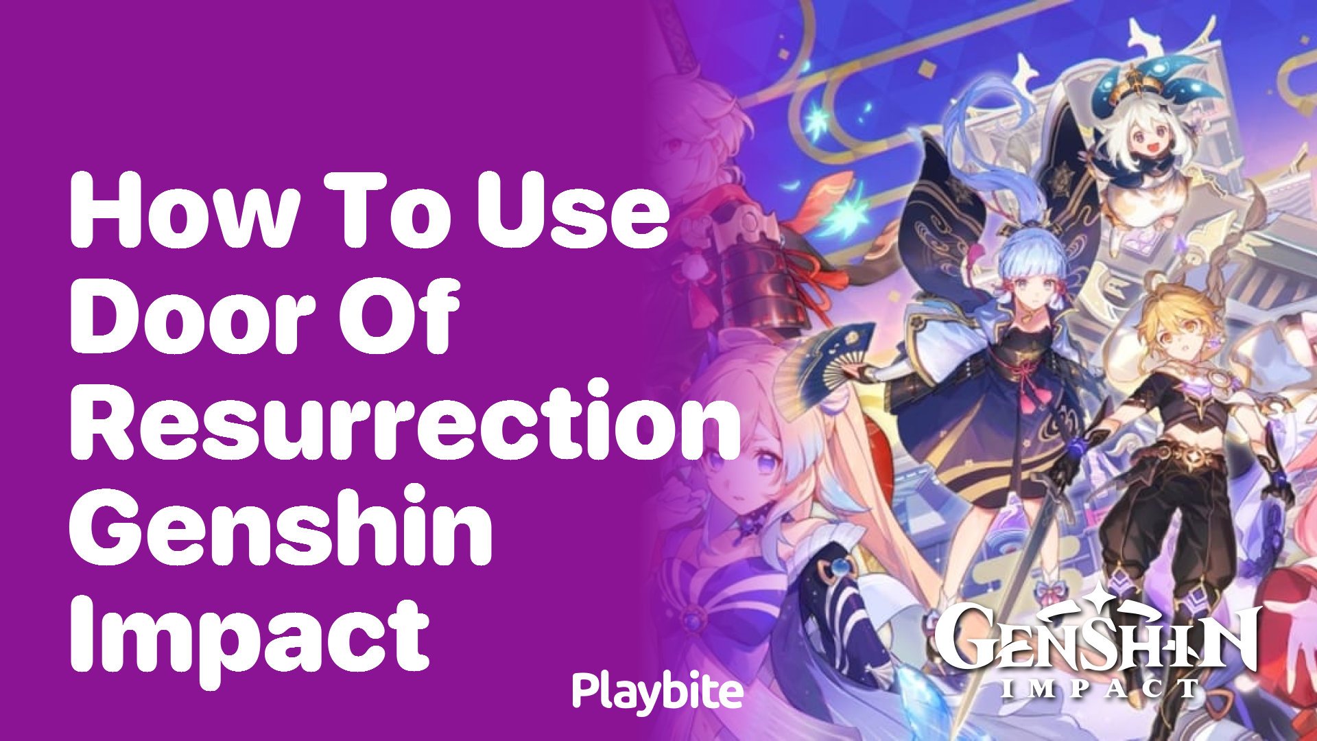 How to Use the Door of Resurrection in Genshin Impact