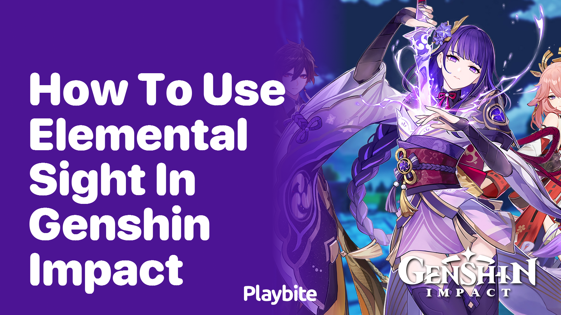 How to Use Elemental Sight in Genshin Impact