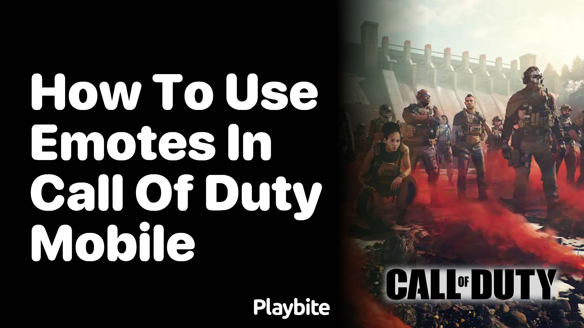 How to Use Emotes in Call of Duty Mobile Playbite