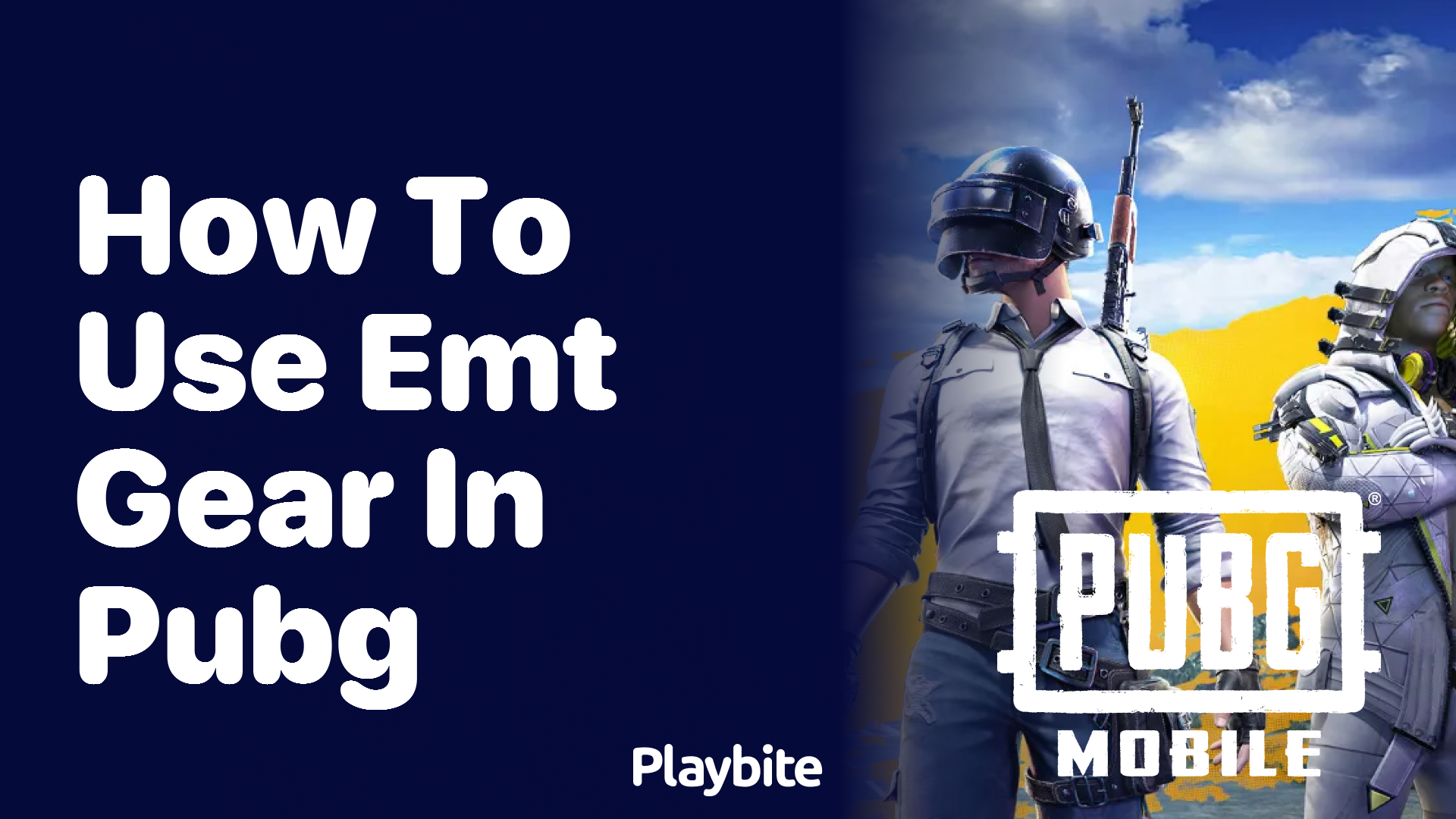 How to Use EMT Gear in PUBG Mobile