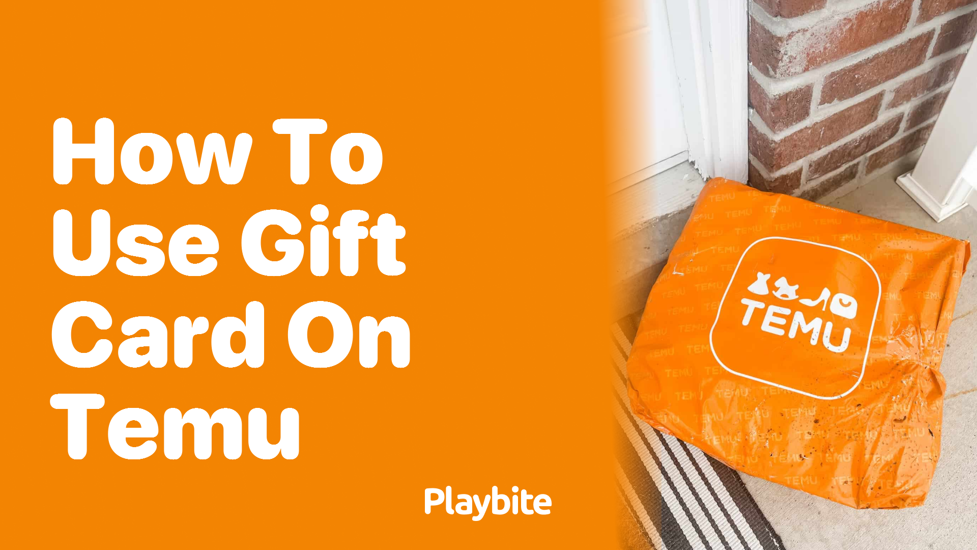 How to Use a Gift Card on Temu: A Simple Guide - Playbite