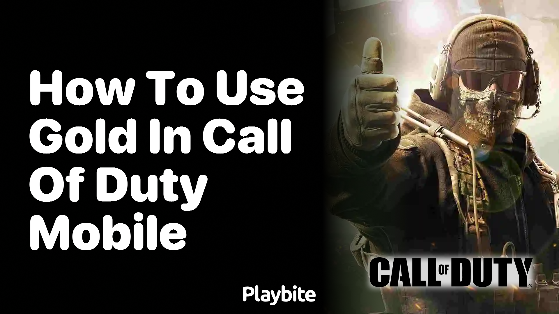 How to Use Gold in Call of Duty Mobile