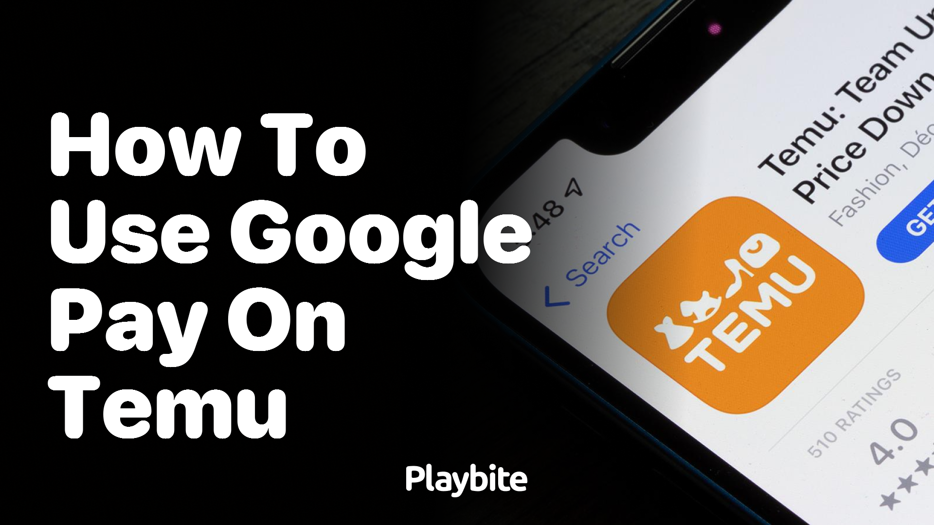 How to Use Google Pay on Temu?