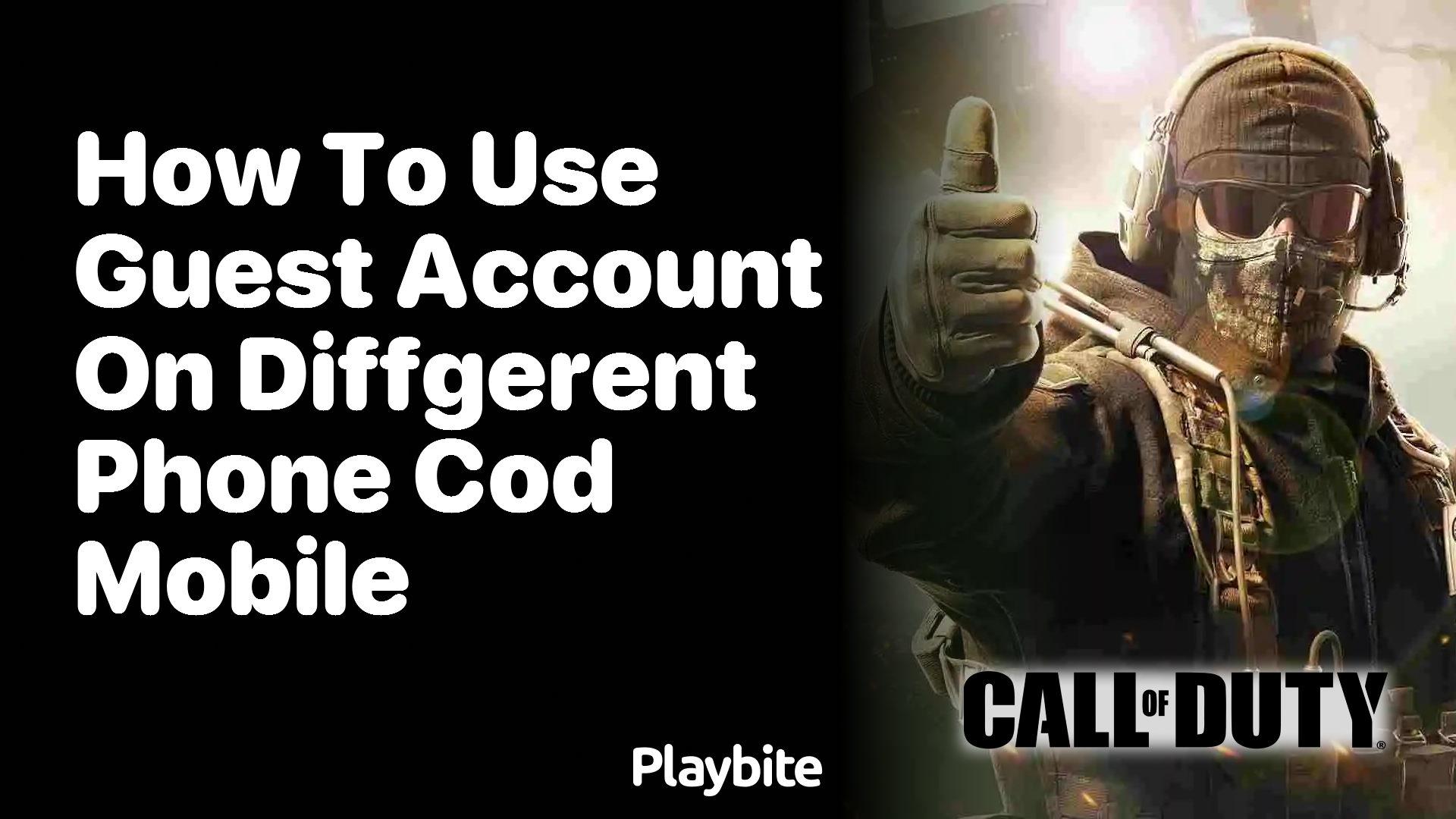 How to Use Your Guest Account on a Different Phone in COD Mobile